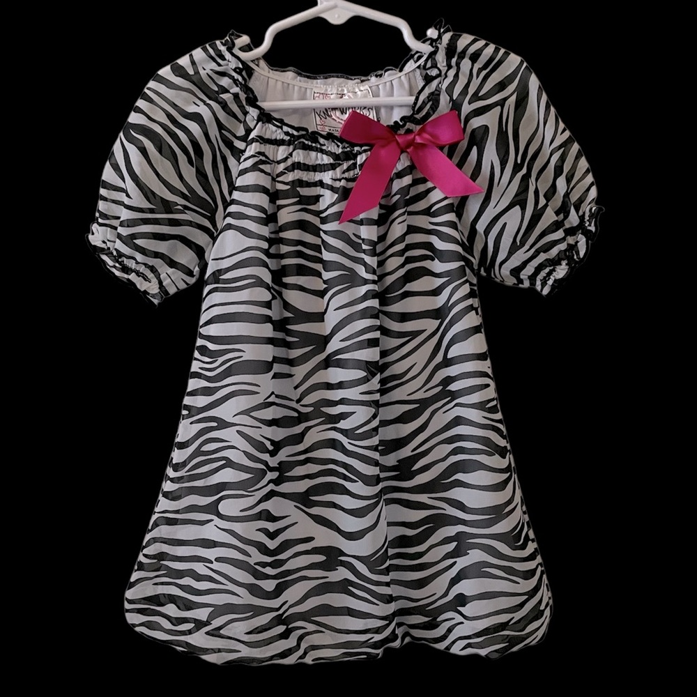 girls zebra print shirt